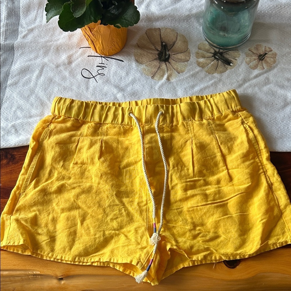 Yellow Women's Shorts